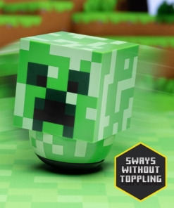 gadżet kołysząca się lampka minecraft creeper