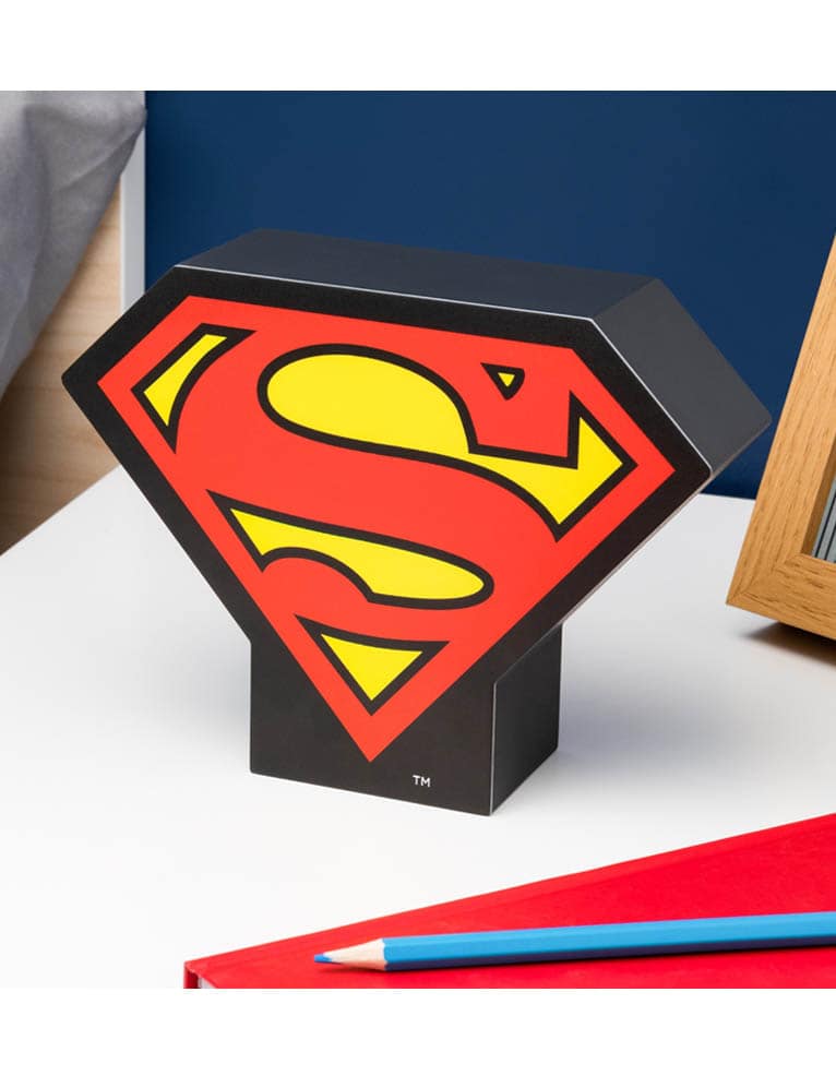 gadżet lampka dc logo superman