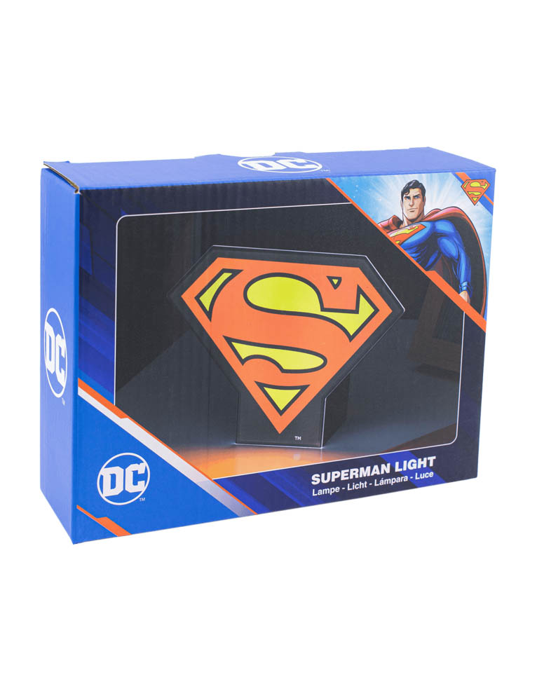 gadżet lampka dc logo superman
