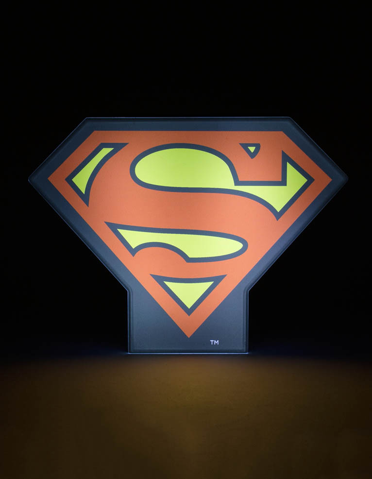 gadżet lampka dc logo superman