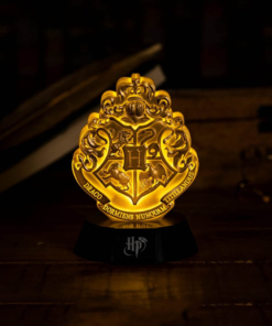 gadżet mini lampka harry potter herb hogwartu #005