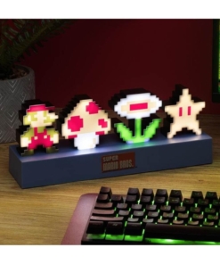 gadżet lampka super mario bros. / reagująca na dźwięk