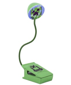 gadżet lampka minecraft creeper z klipsem