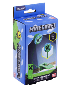 gadżet lampka minecraft creeper z klipsem