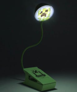 gadżet lampka minecraft creeper z klipsem