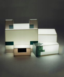 gadżet lampka minecraft arctic fox / arktyczny lisek