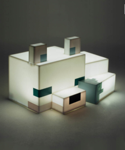 gadżet lampka minecraft arctic fox / arktyczny lisek