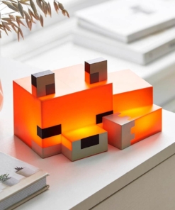 gadżet lampka minecraft baby fox / lisek