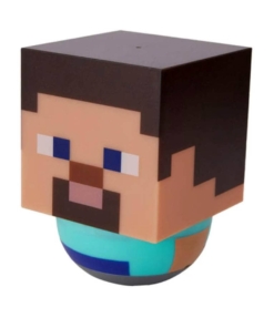 gadżet kołysząca się lampka minecraft steve