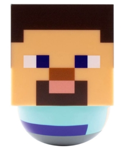 gadżet kołysząca się lampka minecraft steve