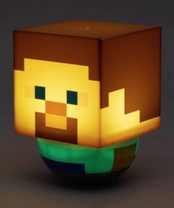gadżet kołysząca się lampka minecraft steve