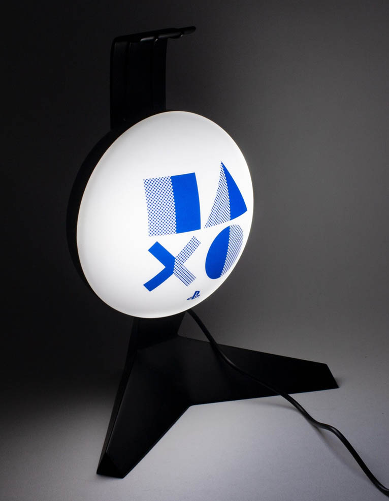 gadżet podświetlany stojak na słuchawki / lampka playstation