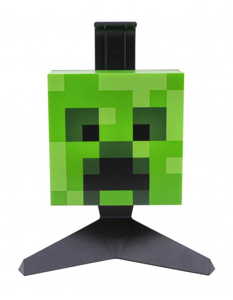 gadżet podświetlany stojak na słuchawki / lampka minecraft creeper