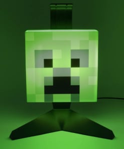 gadżet podświetlany stojak na słuchawki / lampka minecraft creeper