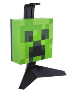 gadżet podświetlany stojak na słuchawki / lampka minecraft creeper