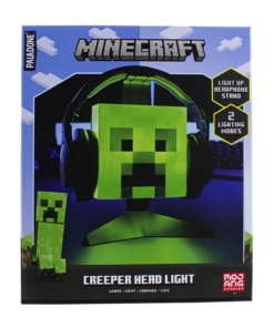 gadżet podświetlany stojak na słuchawki / lampka minecraft creeper