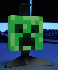 gadżet podświetlany stojak na słuchawki / lampka minecraft creeper