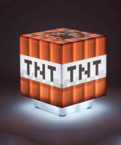 gadżet lampka wydająca dźwięk / tnt / minecraft