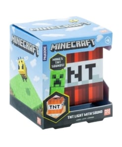 gadżet lampka wydająca dźwięk / tnt / minecraft