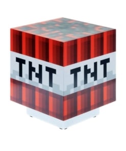 gadżet lampka wydająca dźwięk / tnt / minecraft
