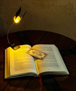 gadżet lampka klips harry potter złoty znicz