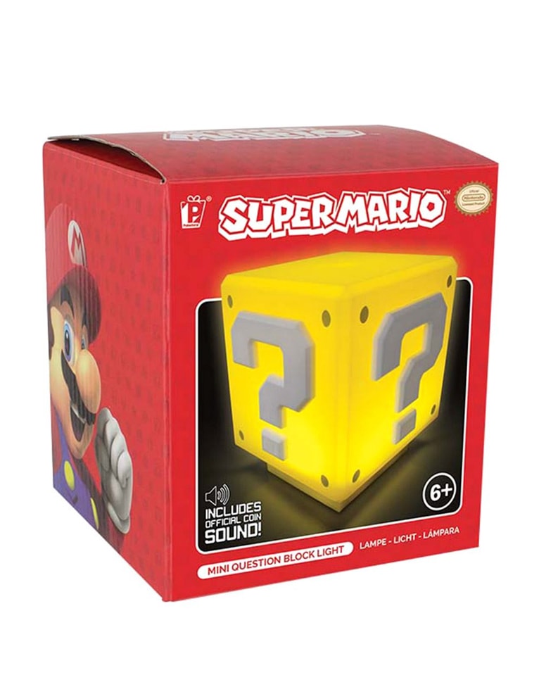 gadżet lampka super mario mini question block light mini lampka question block