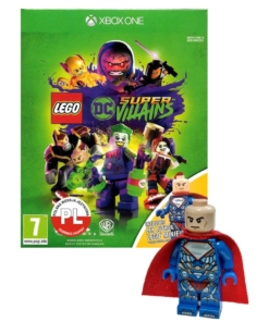 gra xbox one / xbox series x / lego dc super villains + minifigurka lex luthor