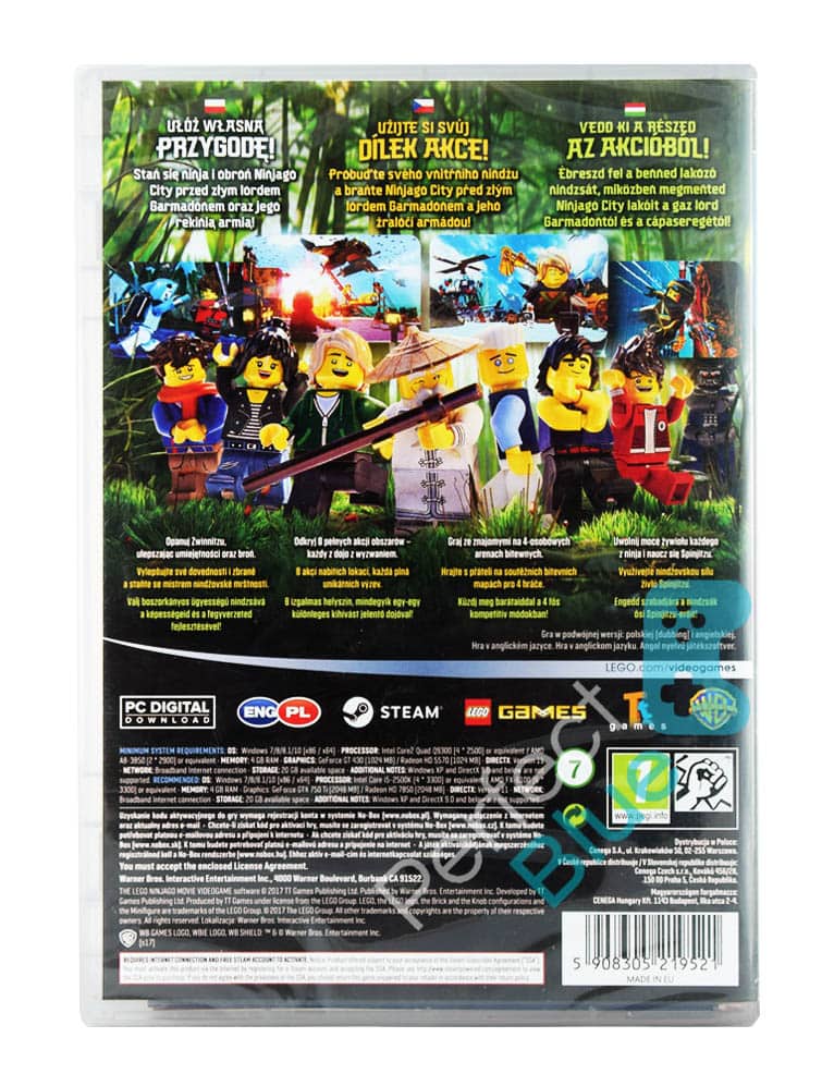 gra pc lego the ninjago movie videogame.