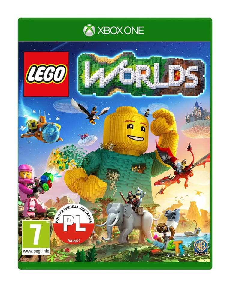 gra xbox one lego worlds pl