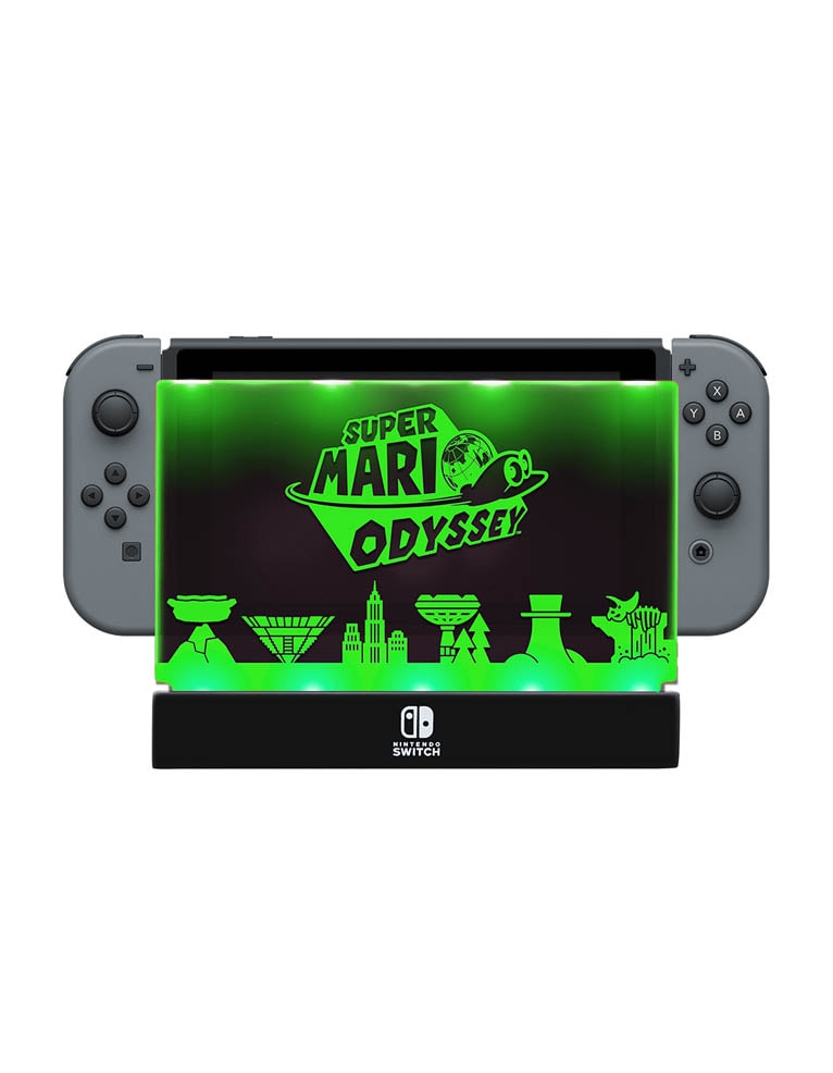 gadżet pdp / podświetlana podstawka stacji dokującej / light up dock shield nintendo switch.