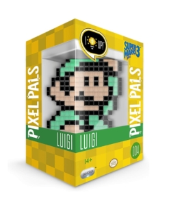 gadżet lampka / figurka pixel pals nintendo luigi 004