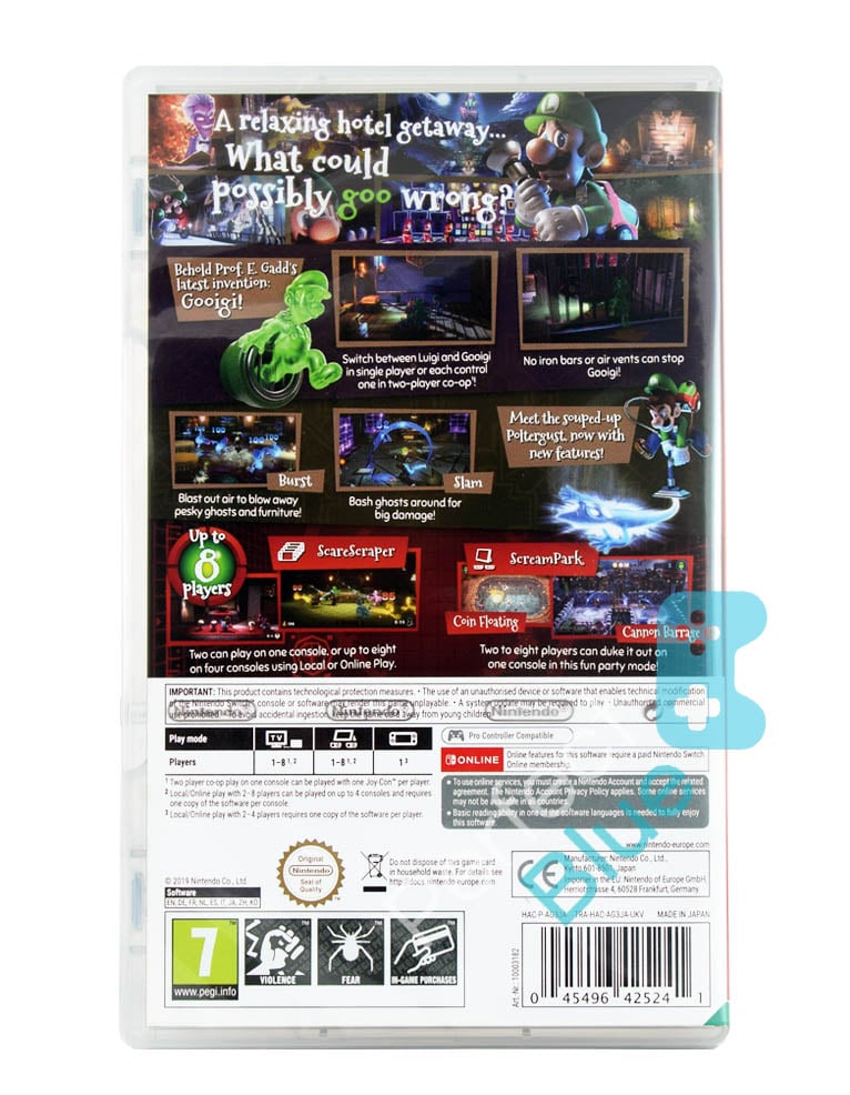 gra nintendo switch luigi's mansion 3 / eng