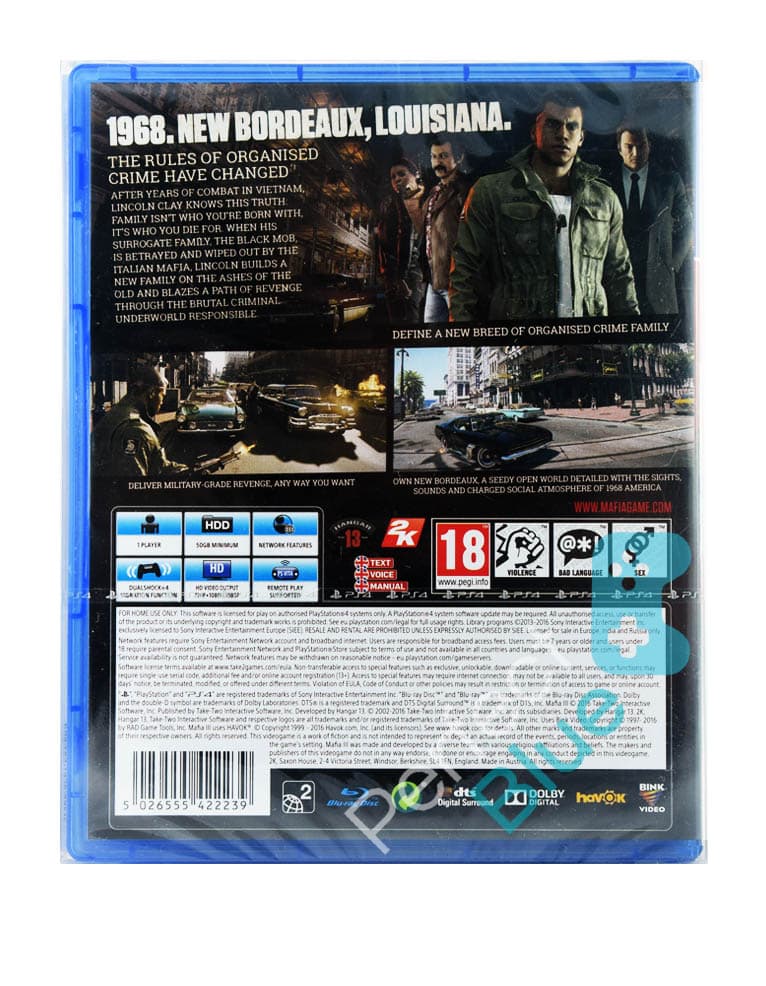 gra ps4 mafia iii deluxe edition pl.
