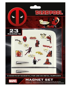 gadżet zestaw 23 magnesów / deadpool
