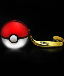 gadżet lampka pokemon w kształcie pokeballa