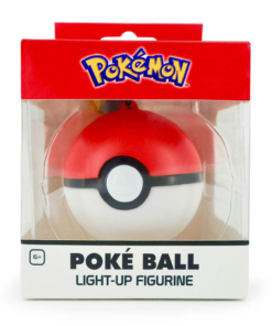 gadżet lampka pokemon w kształcie pokeballa
