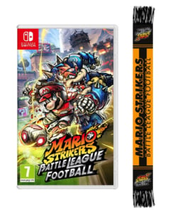 gra nintendo switch mario strikers: battle league football + gratis szalik