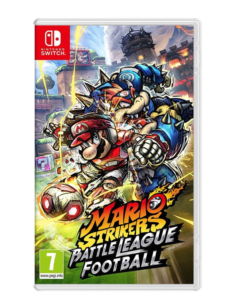 gra nintendo switch mario strikers: battle league football + gratis szalik