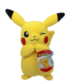 pluszowa maskotka pokemon pikachu puszcza oczko / 22cm