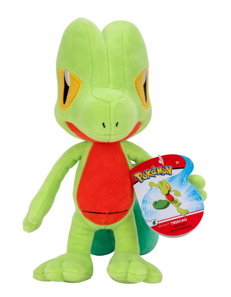 pluszowa maskotka pokemon treecko / 23cm