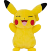 pluszowa maskotka pokemon pikachu stojący z zamkniętymi oczkami / 28cm