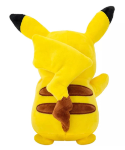 pluszowa maskotka pokemon pikachu stojący z zamkniętymi oczkami / 23cm