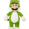 gadżet pluszowa maskotka nintendo super mario zielony kot luigi 20cm.