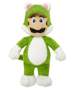 gadżet pluszowa maskotka nintendo super mario zielony kot luigi 20cm.