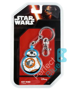 gadżet metalowy brelok star wars bb 8 blue edge.