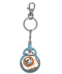 gadżet metalowy brelok star wars bb 8 blue edge.