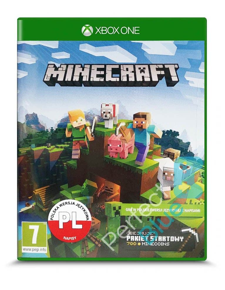 gra xbox one minecraft starter pack pl