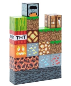 gadżet lampka do układania bloków / minecraft