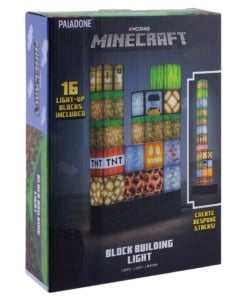gadżet lampka do układania bloków / minecraft