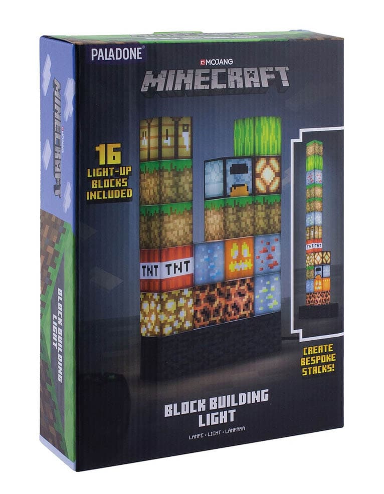 gadżet lampka do układania bloków / minecraft